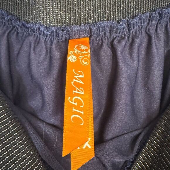 Magic Blue Maxi Pleated A-Line Skirt - Picture 4 of 4